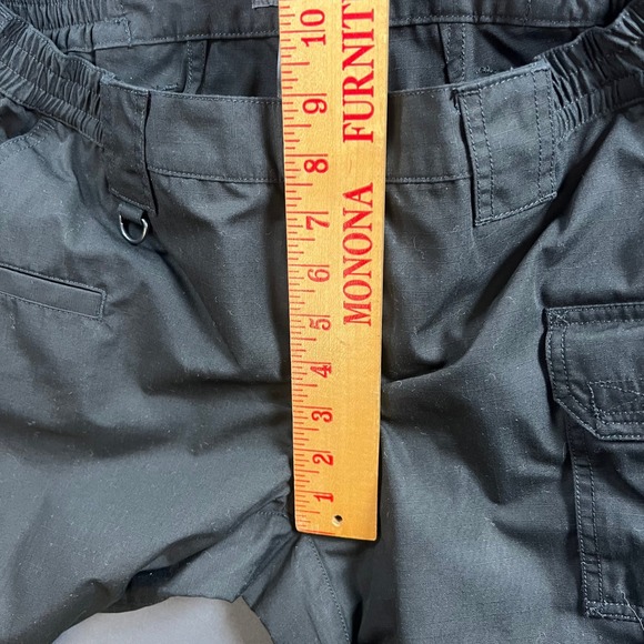 5.11 Tactical Women Black Ripstop Cargo Pants Size 12 Regular Work Outdoor - Picture 6 of 8